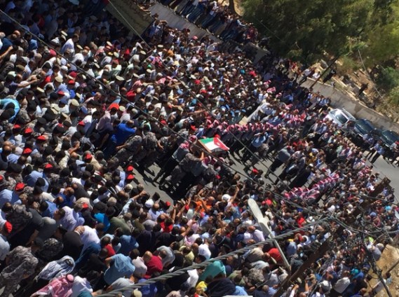 ماركا .. نشطاء يستنكرون العمل الارهابي