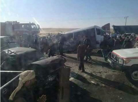 وفيات واصابات بتصادم مروع على «الصحرواي»