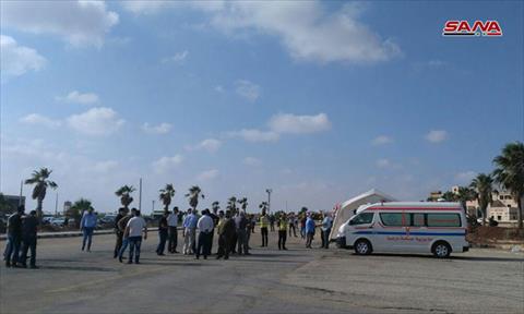 شاهدوا.. تحضيرات سورية بمعبر نصيب الحدودي