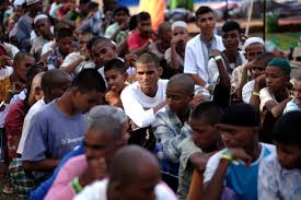 مظاهرات لدعم مسلمي الروهينغيا