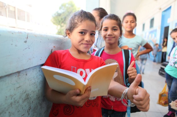 مدارس الاونروا تفتح ابوابها في موعدها