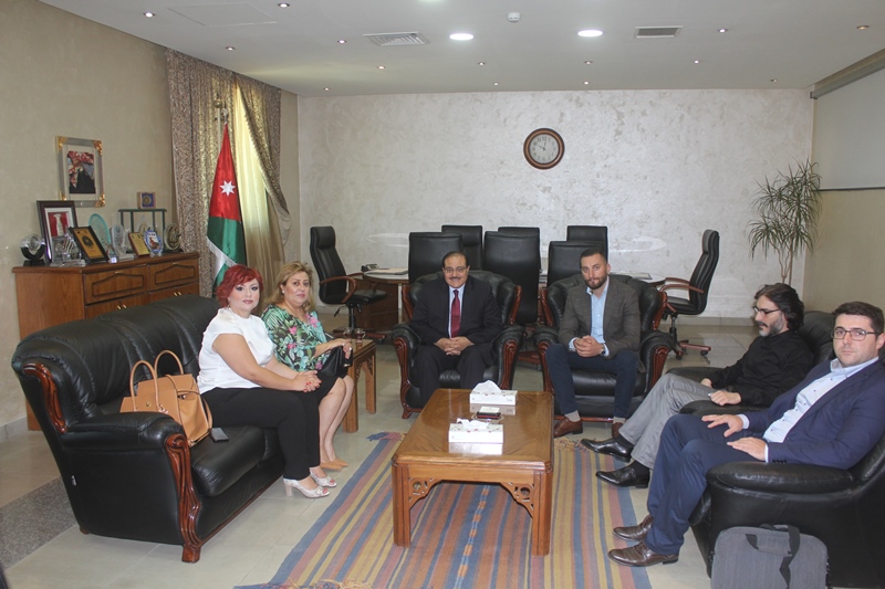 الطويسي يلتقي مدير عام الجامعة الاوروبية