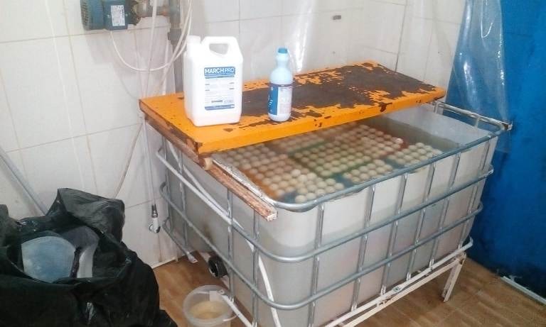 مستودع يخلط الهايبكس والبيض الفاسد بعمان