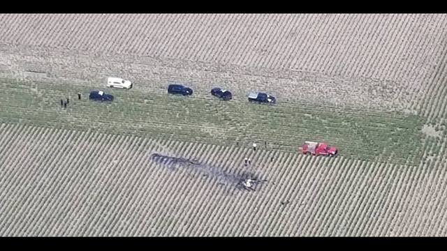 الصور الأولى من موقع استشهاد الطيار