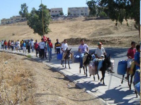 ردا على قرارات الحكومة.. مسيرة بـ’الدواب‘