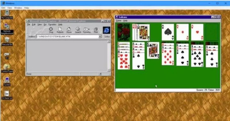 عودة ويندوز 95