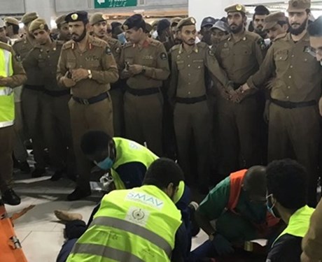 انتحار حاج ألقى بنفسه في «صحن