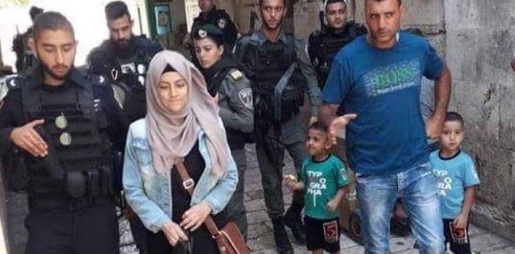 الاحتلال يعتقل الفتاة «شفا أبو غالية»