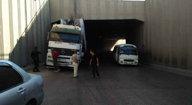 إغلاق جزئي في نفق الصحابة نتيجة