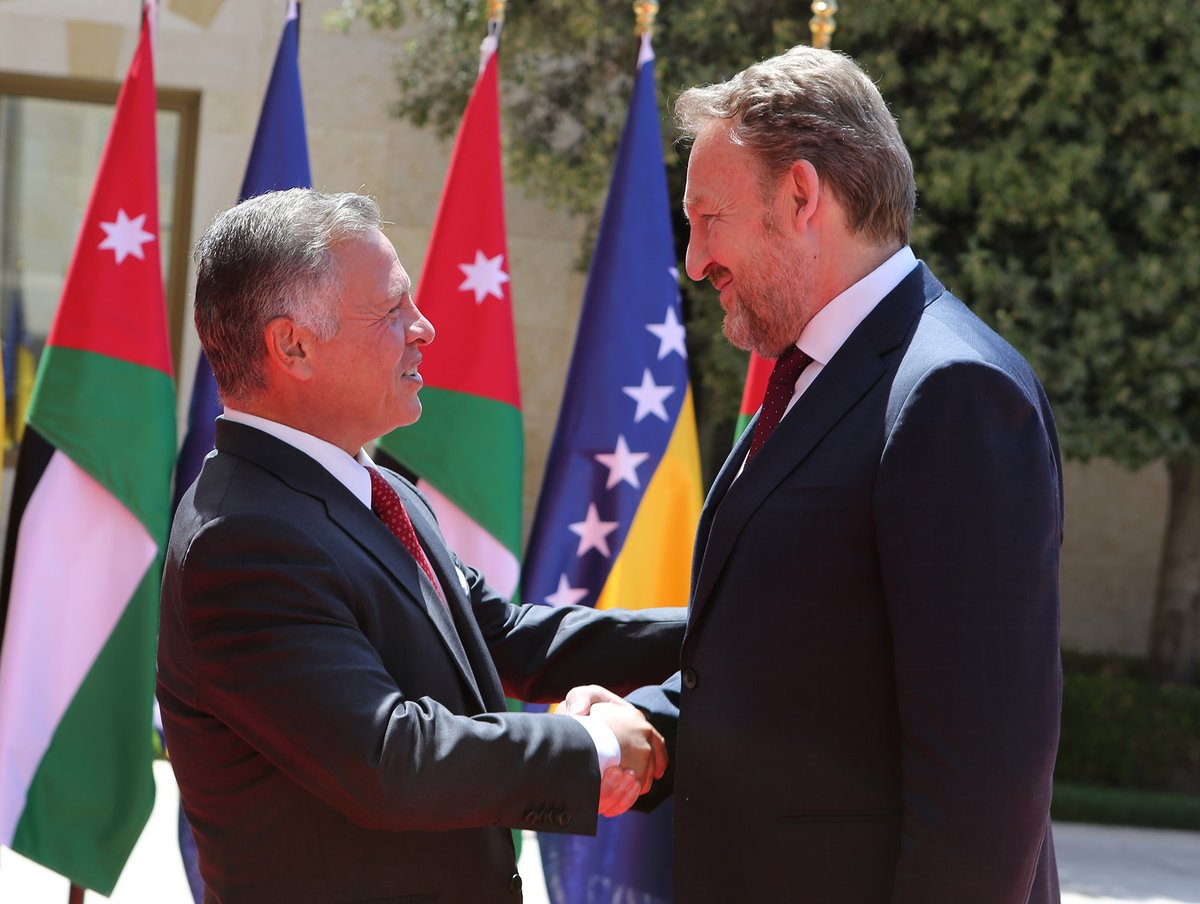 الملك يستقبل رئيس مجلس رئاسة البوسنة