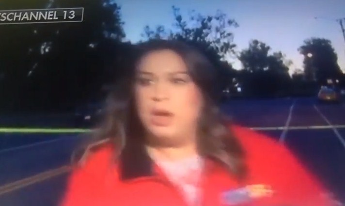 مذيعة كادت أن تفقد حياتها على