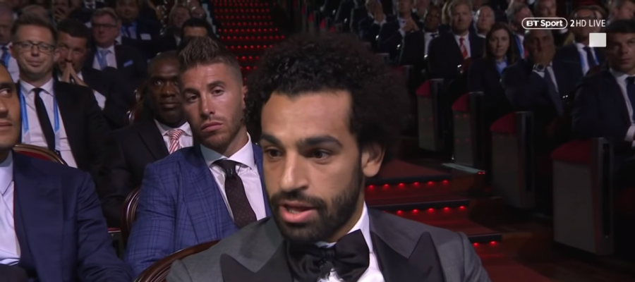 صلاح يتجاهل تحية راموس في حفل