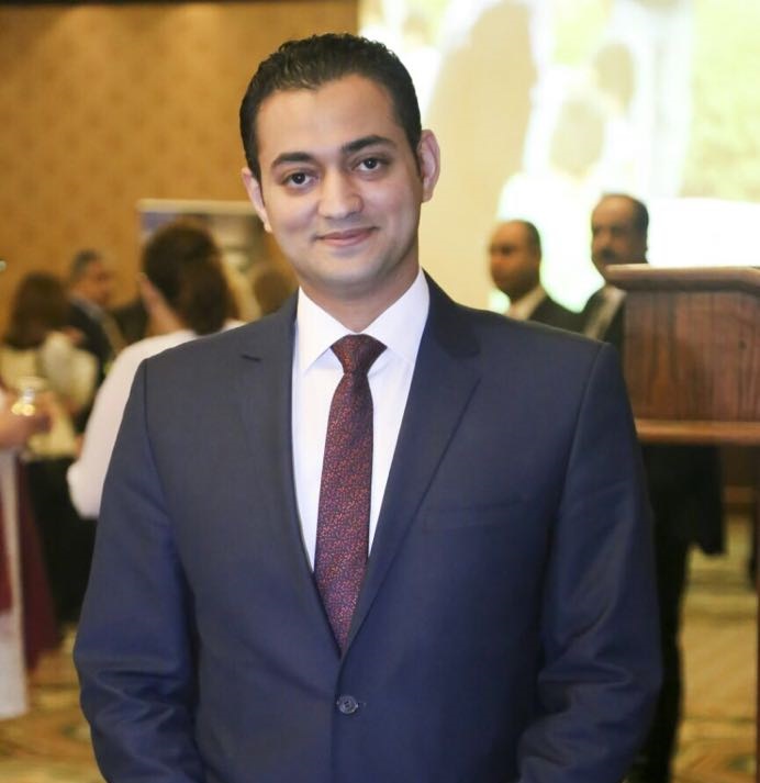 ماجد نبيل القنصل بالسفارة المصرية يباشر