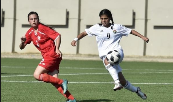 شابات الاردن بطلات غرب آسيا تحت
