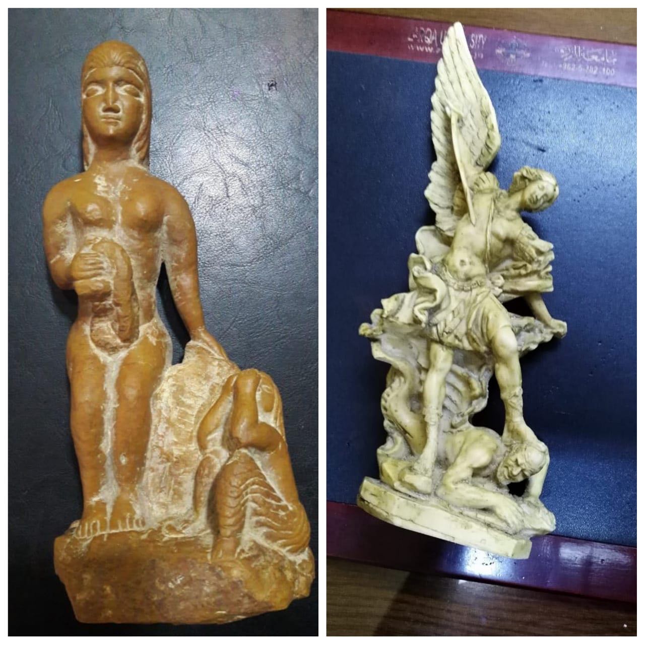 احباط بيع قطع اثرية وعملة اجنبية