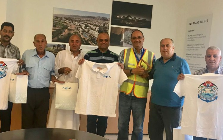 واحة أيلة تدعم فرقة العقبة البحرية