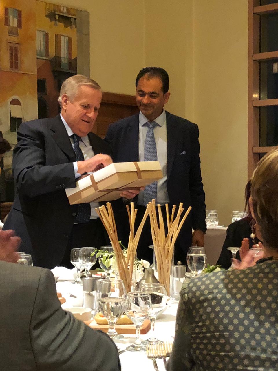 الجازي يودّع السفير الايطالي (صور)