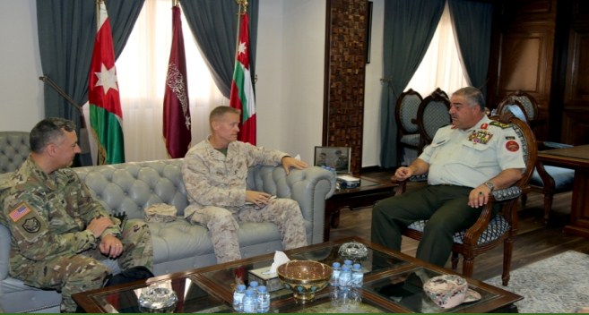 فريحات يستقبل وفدا عسكريا أمريكيا