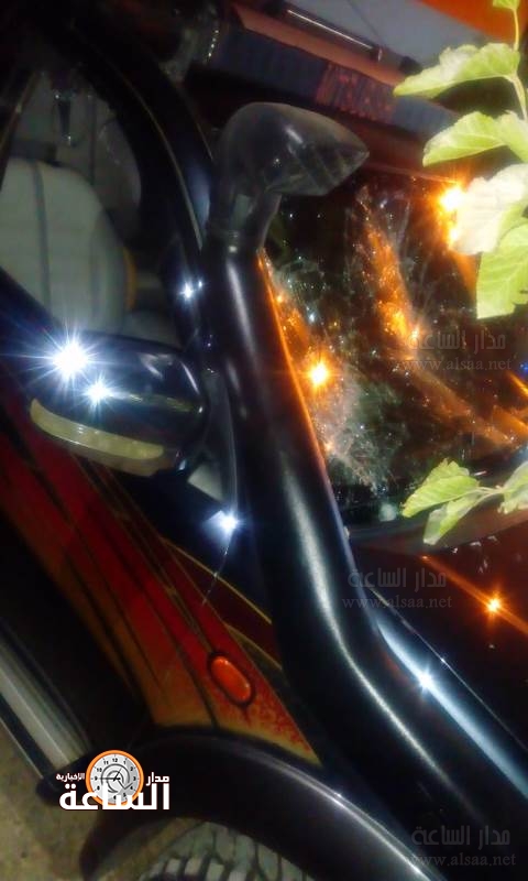 موكب خريجين يعتدي على مركبة مرتب