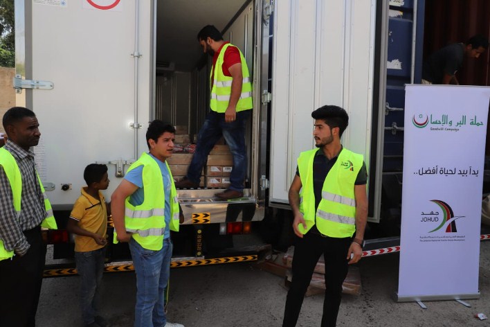 «البر والإحسان» تسلم مساعدات ل500 أسرة