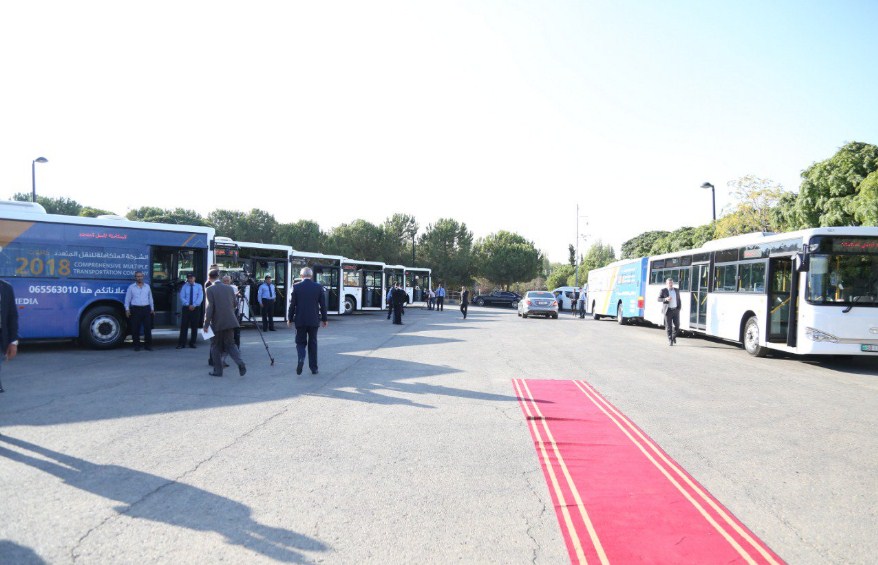 65 حافلة جديدة للنقل العام في