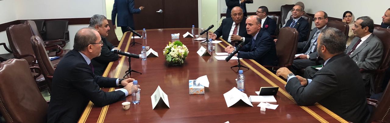 الصفدي يبحث مع وزراء عرب التعامل