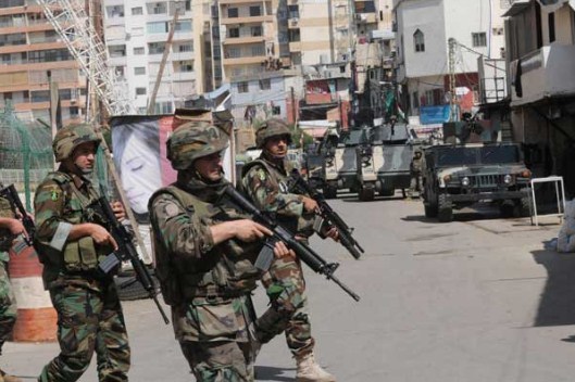 مقتل عسكري لبناني واصابة 7 آخرين