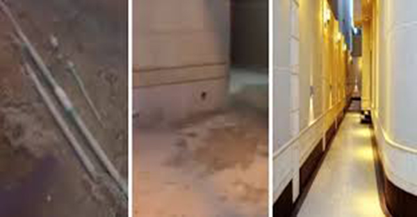 فيديو: طالب العمال بتكسير بلاطات فيلته