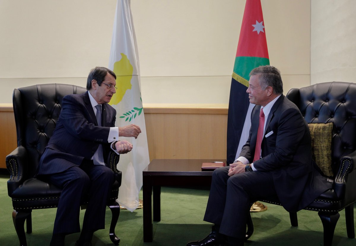 الملك يلتقي رؤساء قبرص ورومانيا ولبنان