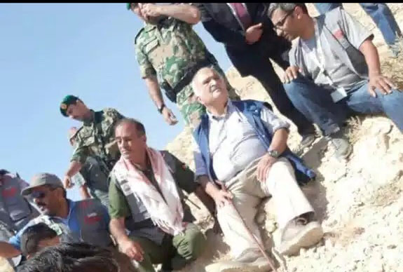 الامير الحسن في وادي الموجب (صور)