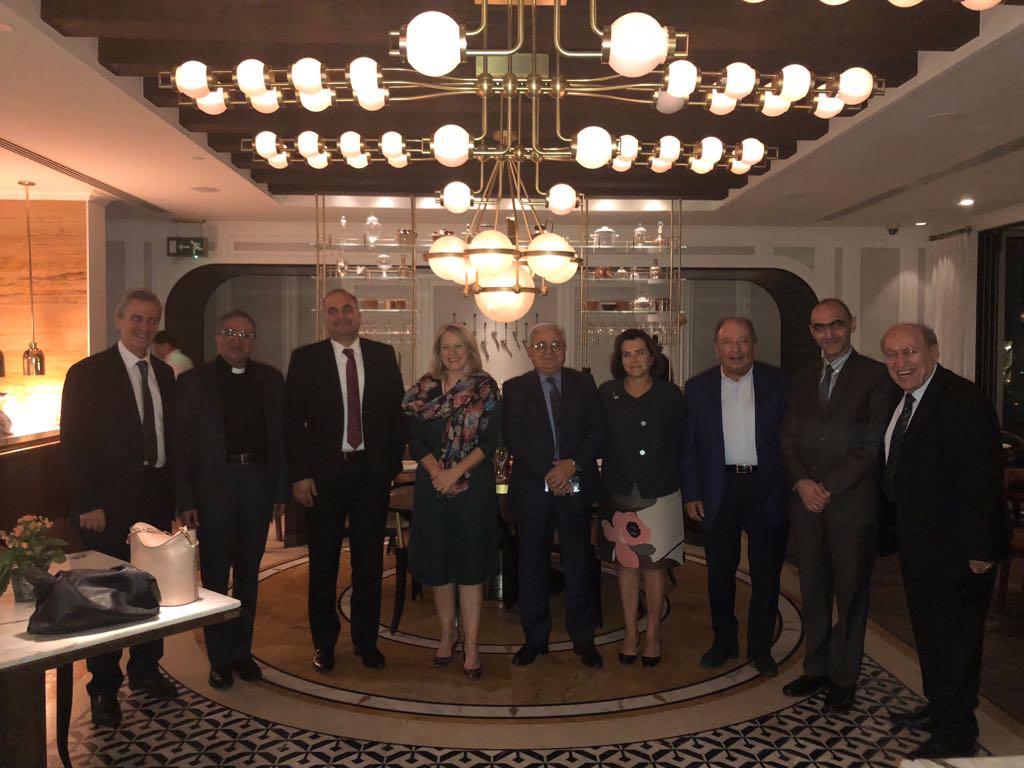 مأدبة على شرف السياسي اللبناني ماريو