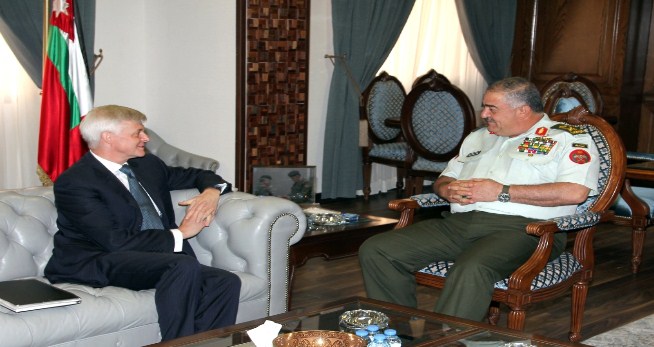 فريحات يستقبل السفير البريطاني