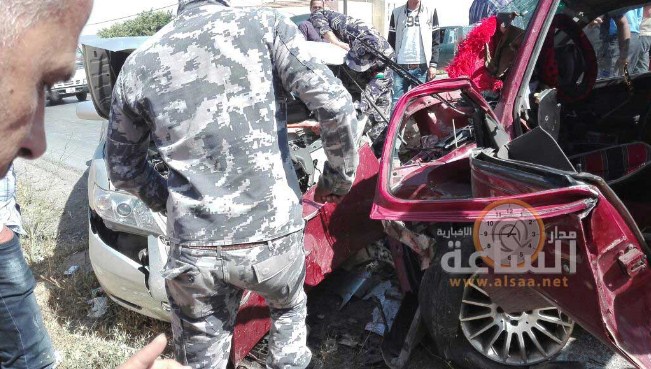 6 إصابات اثر حادث تصادم في