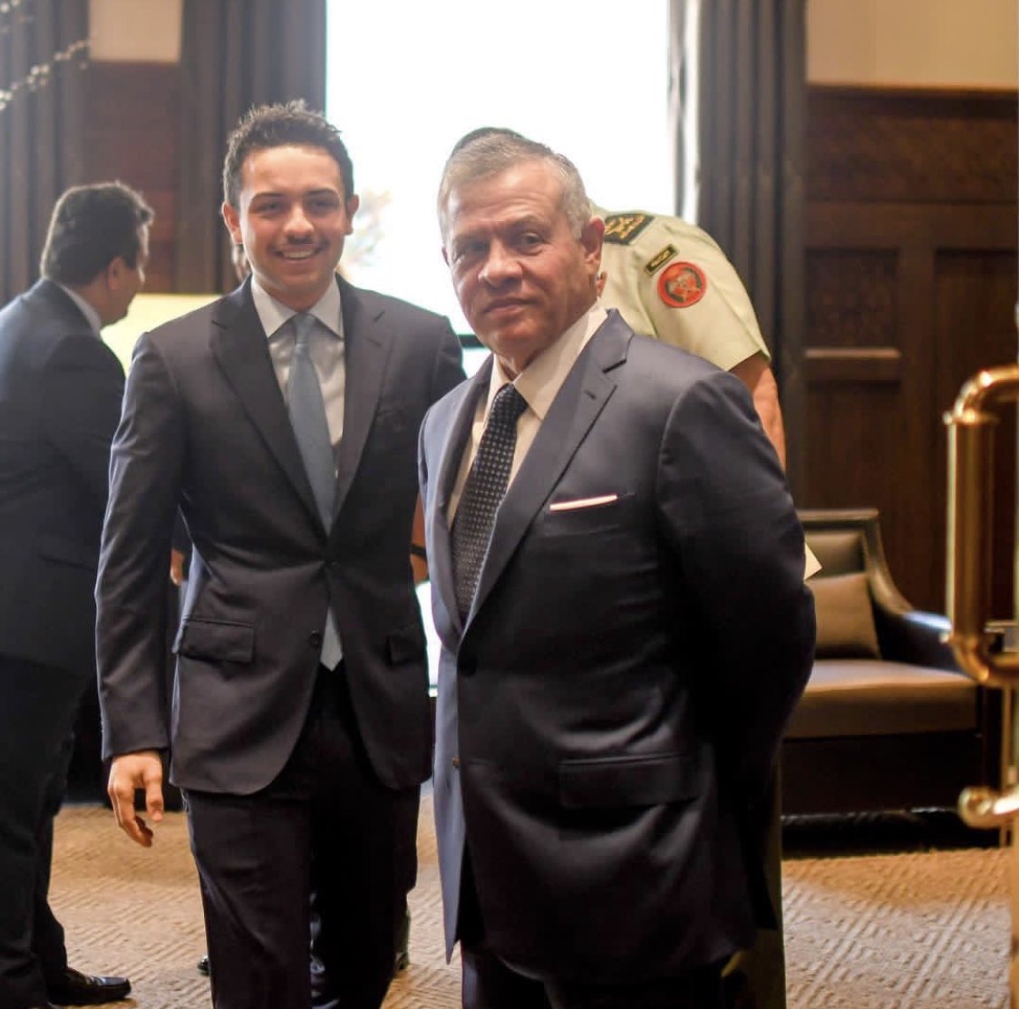 مع جلالة سيدنا