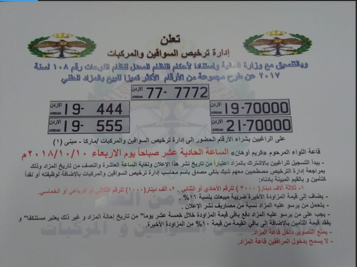 «الترخيص» تعلن عن مزاد علني جديد