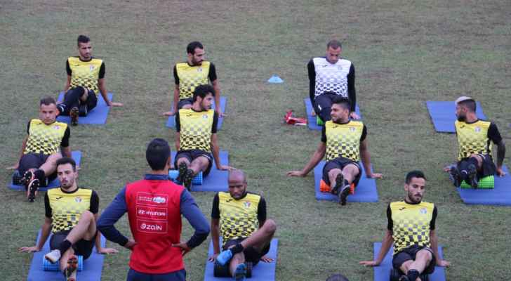 منتخب النشامى يبدأ تدريباته في تيرانا