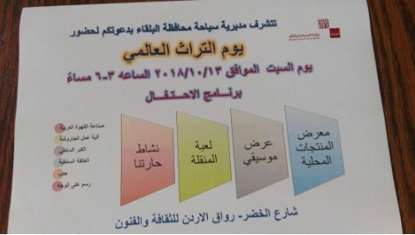 يوم «التراث العالمي» في البلقاء