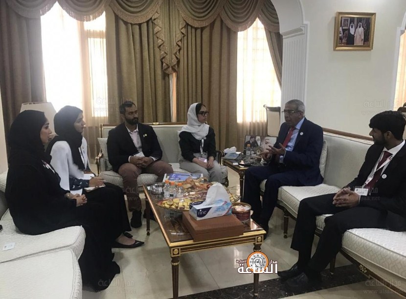 الشامسي يستقبل ويولم لوفد مجلس الامارات