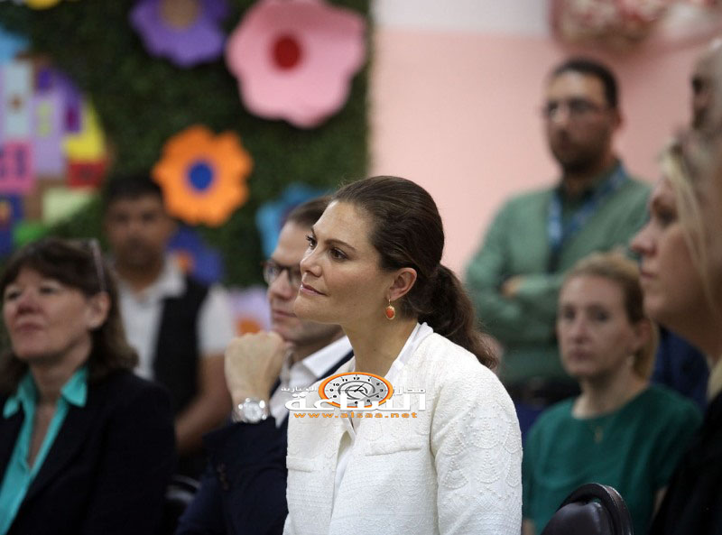 ولية عهد السويد في البقعة (صور)