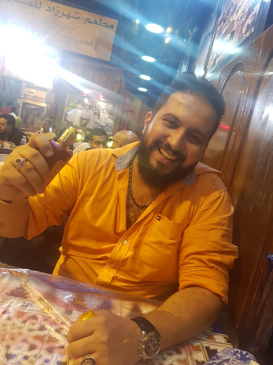 أرجيلة بلال الإلكترونية.. سحائب من الفرح