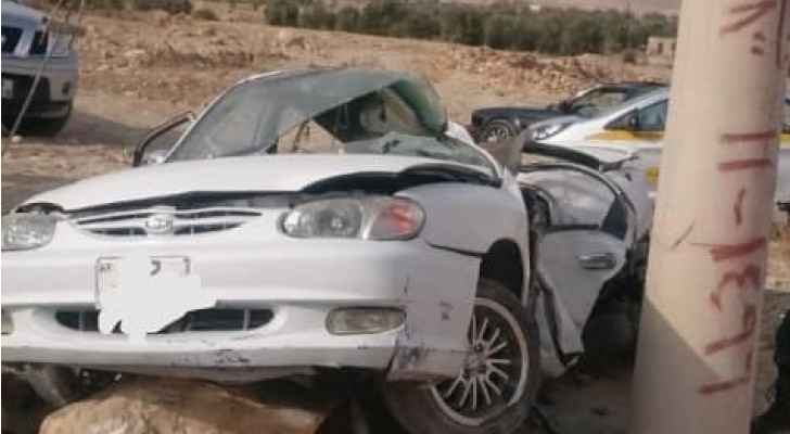 وفاة و5 إصابات بحادثي سير في