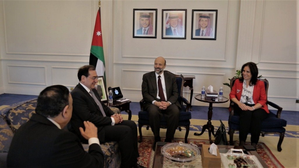 الرزاز يستقبل وزير البترول والثروة المعدنية