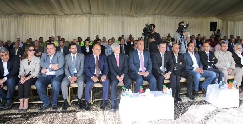 الشواربه يفتتح مشروع إنشاء الخلية الخامسة