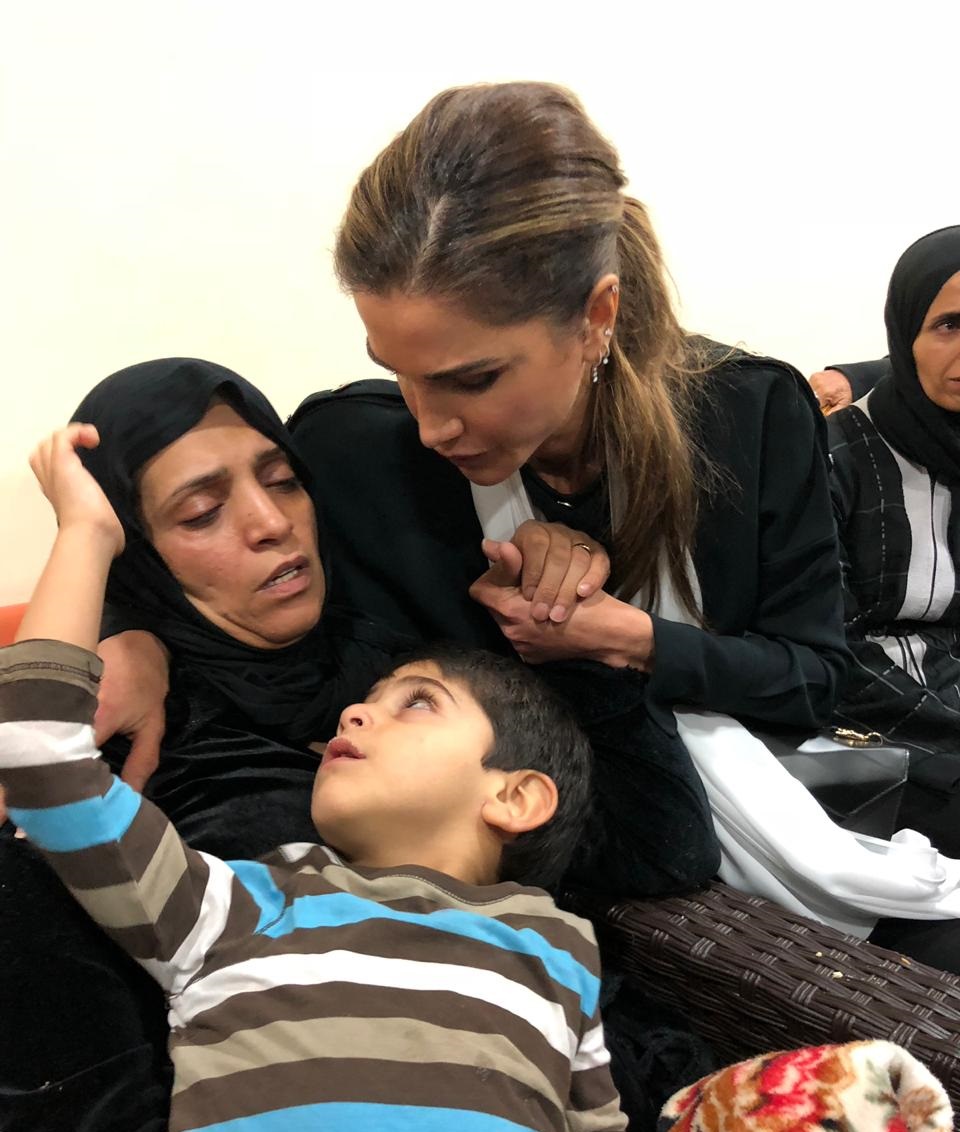 ماذا قالت الملكة رانيا لـ«المكلومات».. وكيف