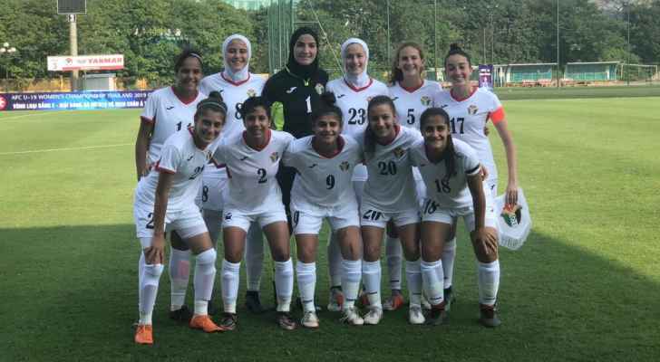 منتخب الأردن للسيدات تتحت 1633 1641