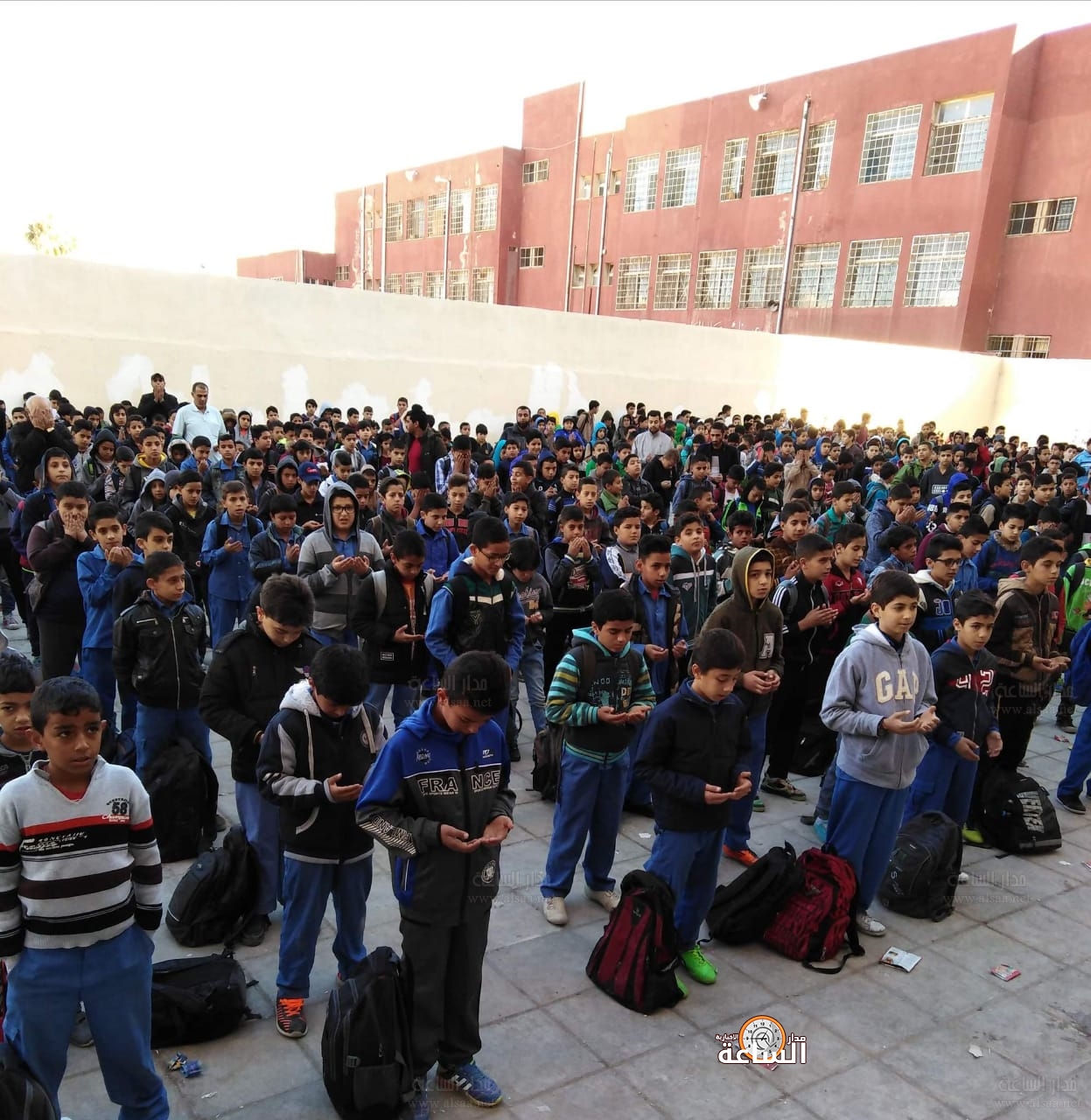 صور من حزن مدارس الأردن بعد