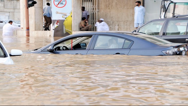 تطبيق «ماطر» الإلكتروني يحد من الخسائر