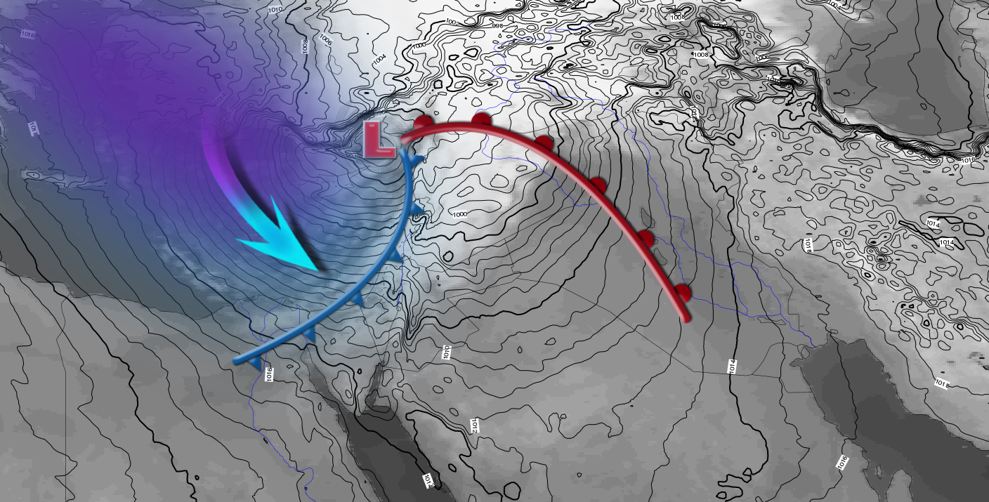 الأرصاد تحذر من منخفض جديد الجمعة
