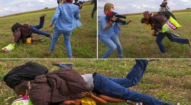 هذه عقوبة المصورة المجرية التي ركلت