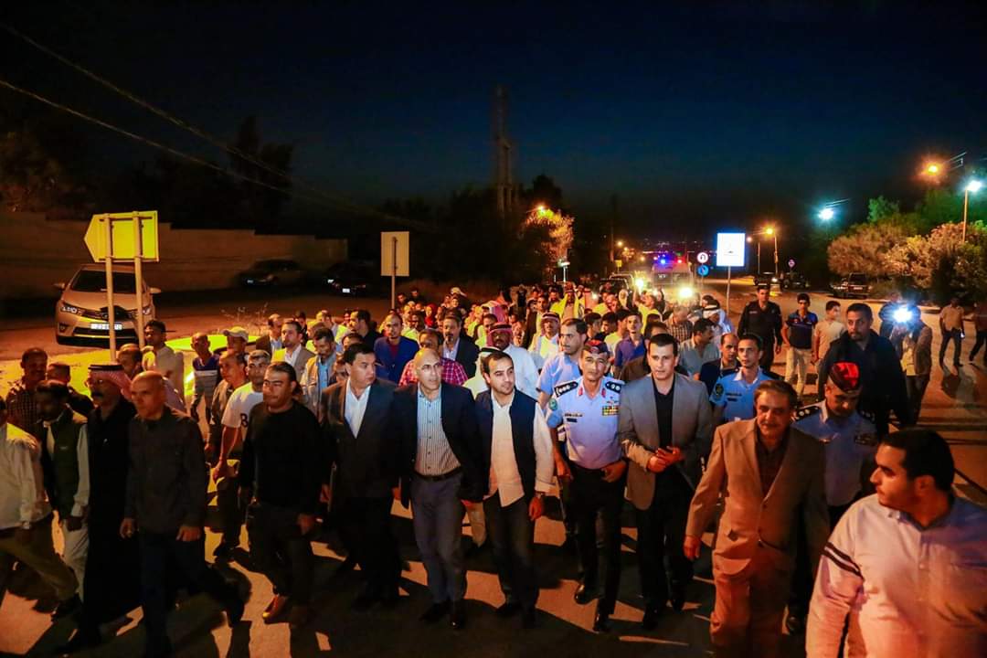 وقفة حداد في الشونة الجنوبية على